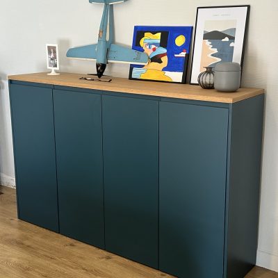 Enfilade Corniche Laque Azul real